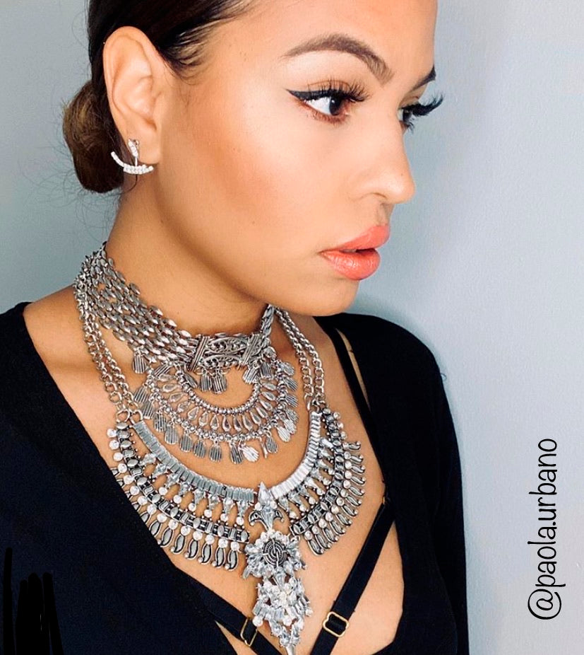 Shaya Maxi Statement Necklace- RESTOCKED! - The Songbird Collection