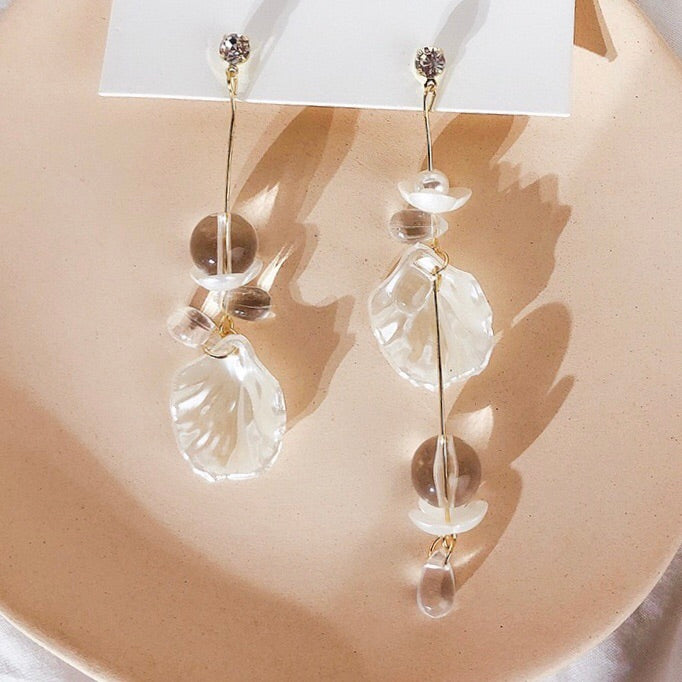 Sea Shore Breeze Asymmetric Earrings - The Songbird Collection