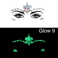 Glow in the Dark Face Gems - 14 NEW Designs for 2020! - The Songbird Collection