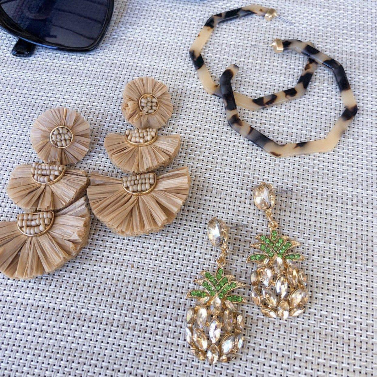 Bellini Raffia Statement Earrings - 10 Colors LOW STOCK! - The Songbird Collection