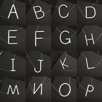 ABCs and XYZs Letter Statement Necklace - Last Chance! LOW STOCK! - The Songbird Collection