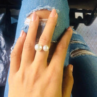 Arista Open Pearl Ring - BOGO FREE! Last Chance!! - The Songbird Collection