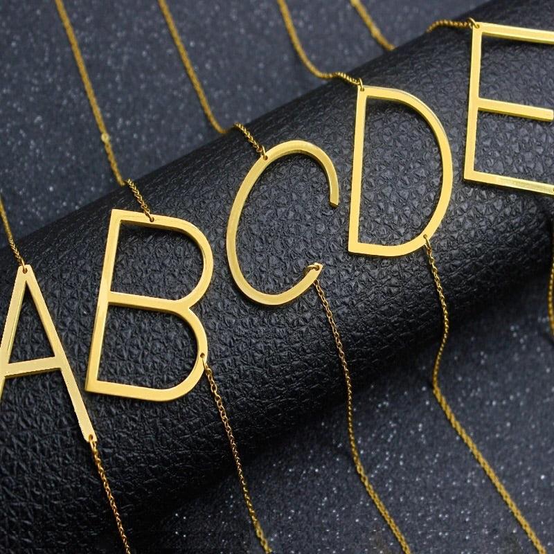 ABCs and XYZs Letter Statement Necklace - Last Chance! LOW STOCK! - The Songbird Collection