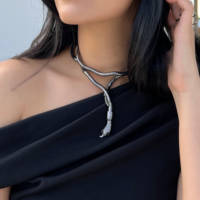 Viper Wrap Necklace - 3 Colors!