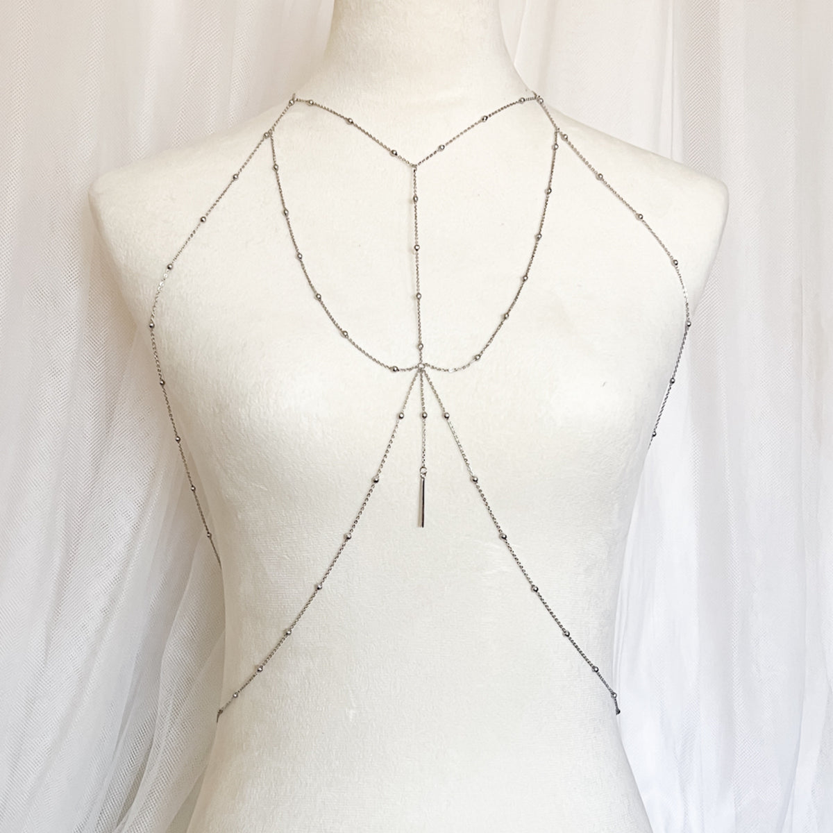 Bondi Beach Body Chain - Stainless Steel - The Songbird Collection