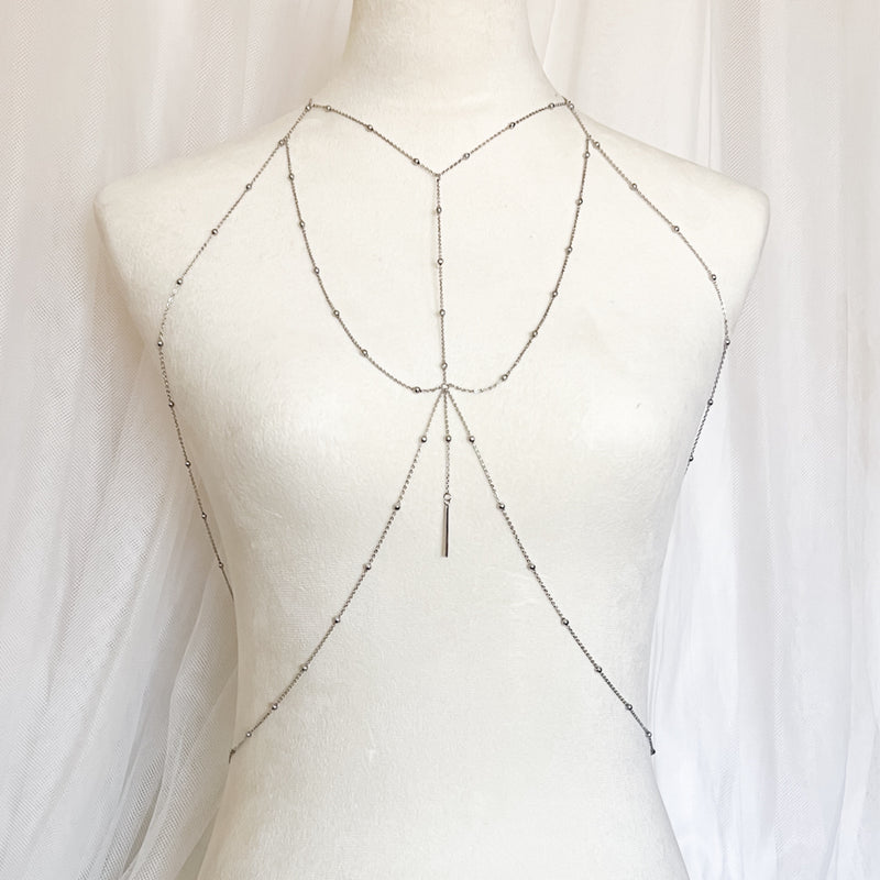 Bondi Beach Body Chain - Stainless Steel - The Songbird Collection