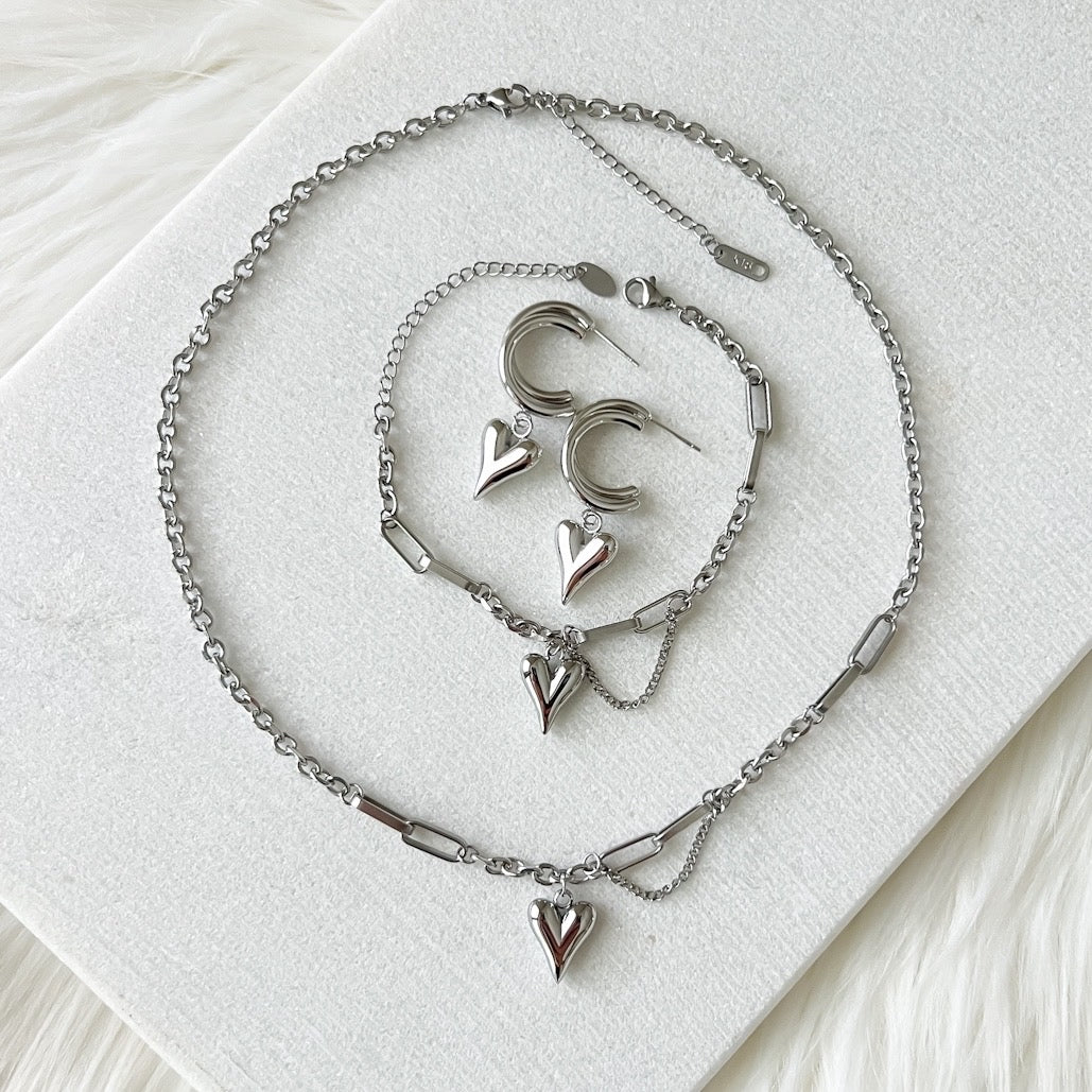 Chained Heart Necklace