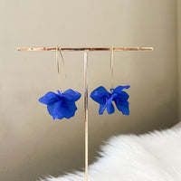 Cyclamen Petal Drop Earrings - 18 COLORS LAST CHANCE!