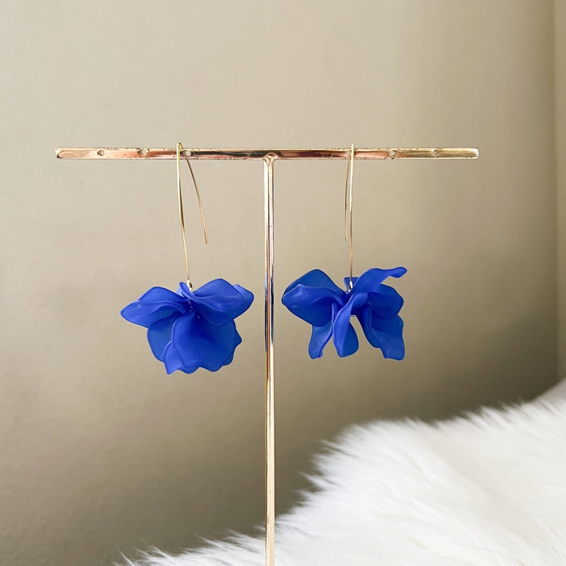 Cyclamen Petal Drop Earrings - 18 COLORS LAST CHANCE!