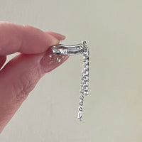 Cascading Chains Ear Cuff