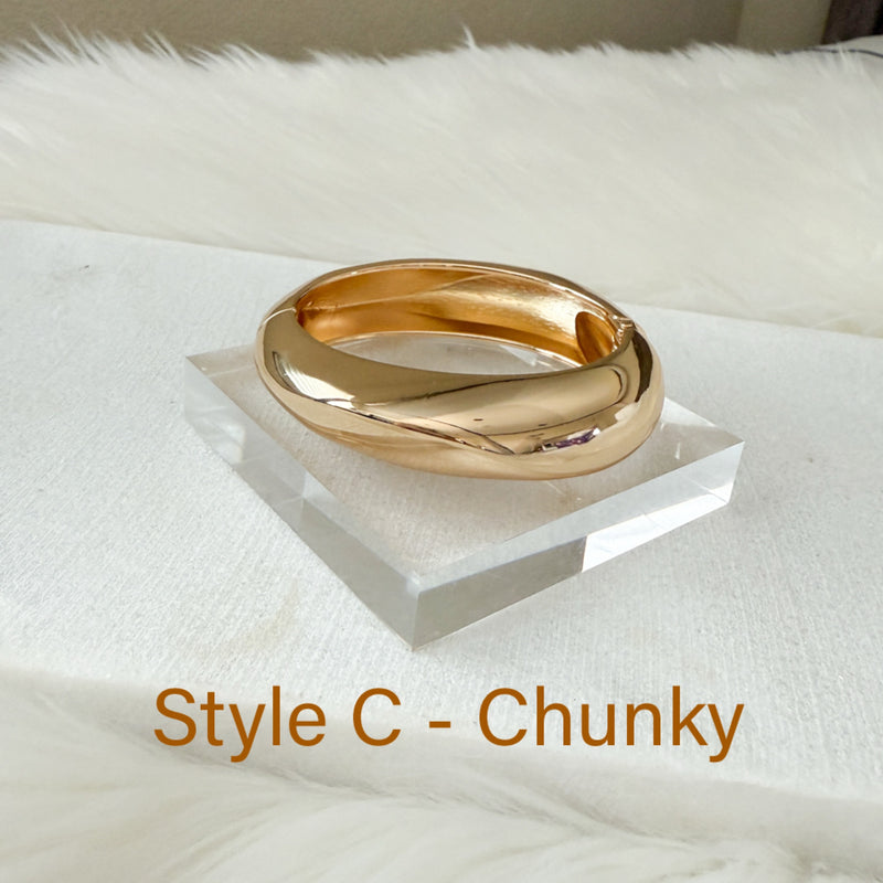 Chrome Wave Cuffs - 3 Styles