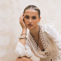 Chrome Wave cuffs -The Songbird Collection
