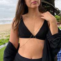 Bondi Beach Body Chain - Stainless Steel - The Songbird Collection