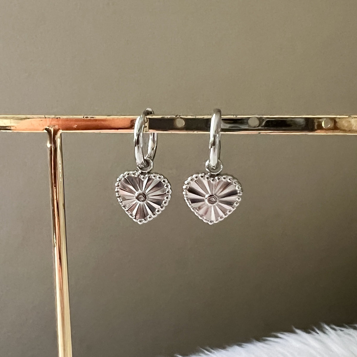 Treasured Heart Earrings - LAST CHANCE!