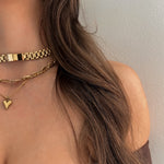Lucia Watch Link Chain Choker Necklace