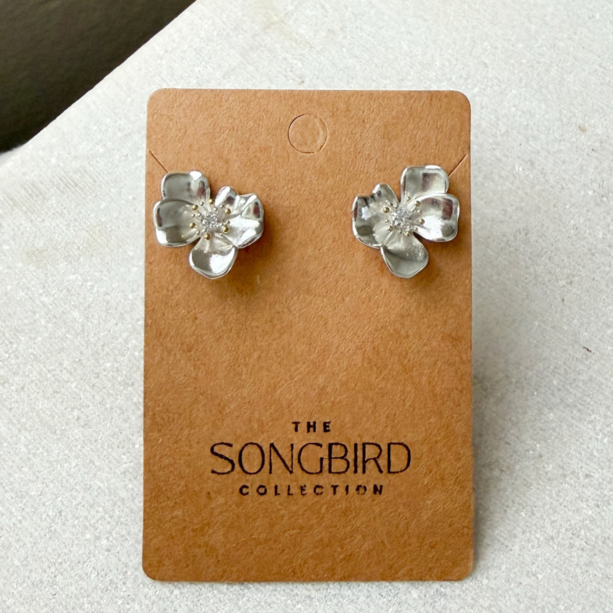Moonlit Petals Earrings