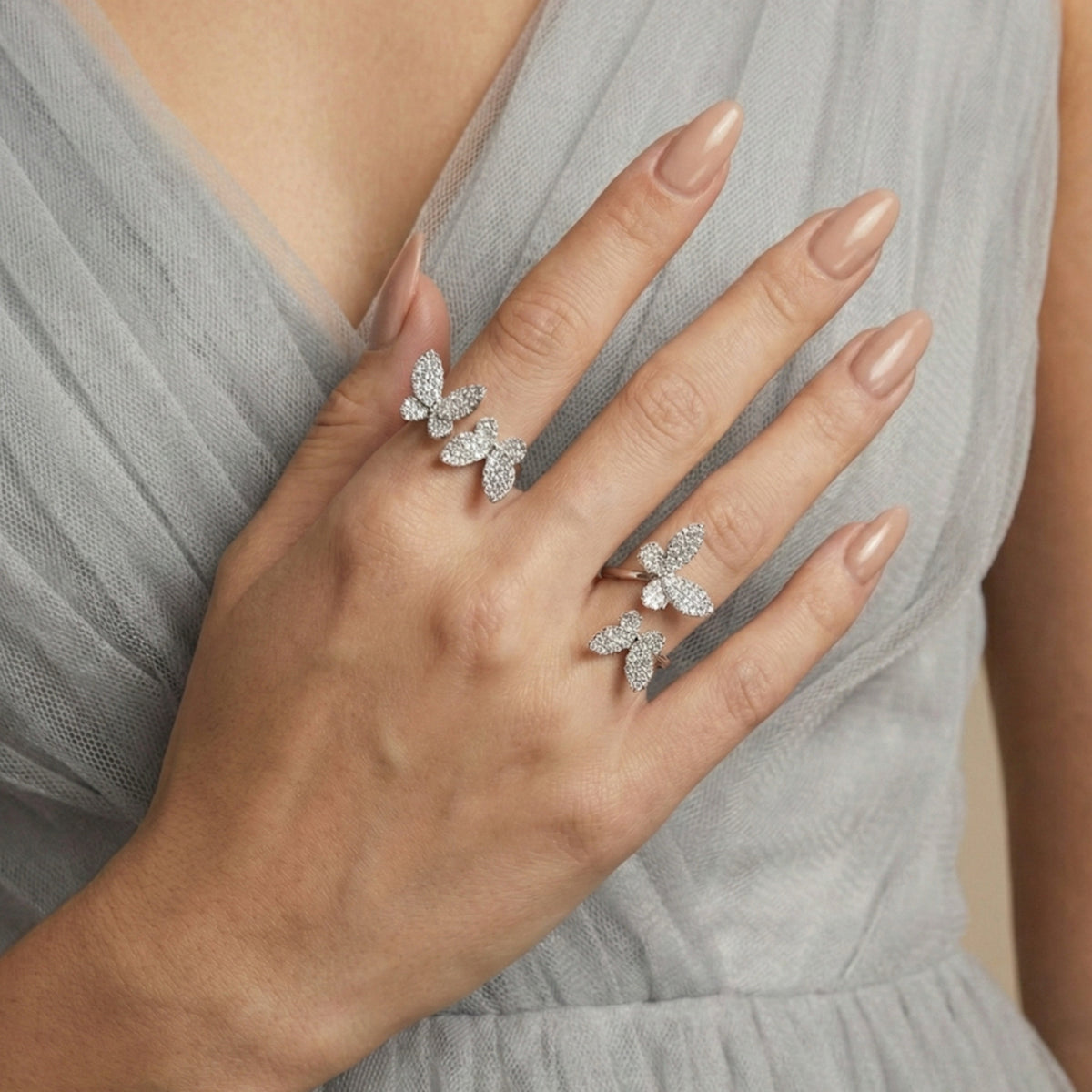 Papillon Butterflies Ring