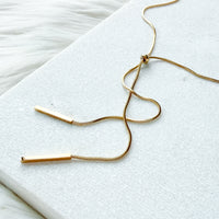 Linearity Lariat Necklace