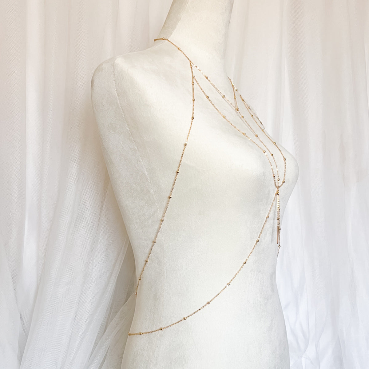 Bondi Beach Body Chain - Stainless Steel - The Songbird Collection