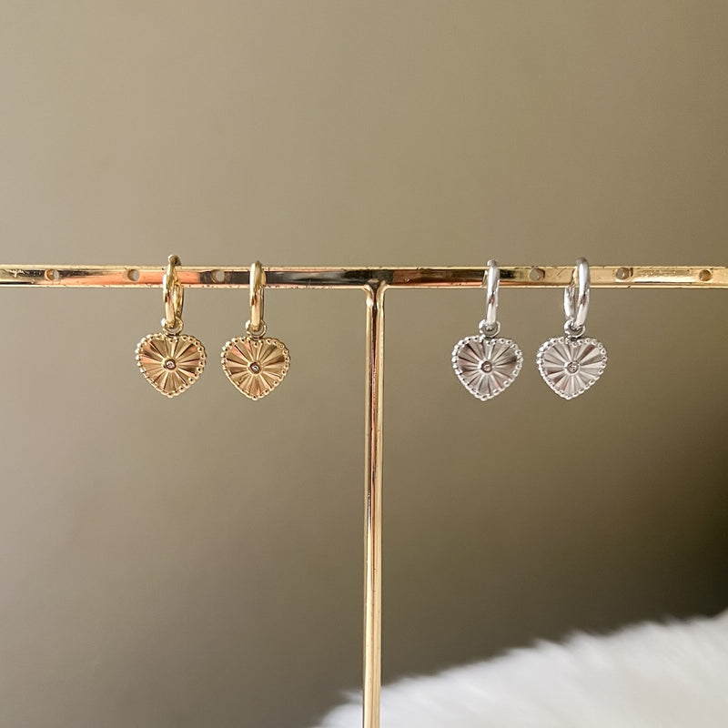 Treasured Heart Earrings - LAST CHANCE!