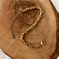 Stacked Stainless Chain Bracelets