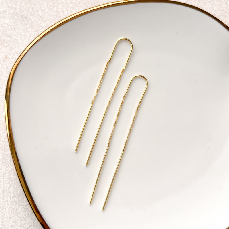 threader earrings