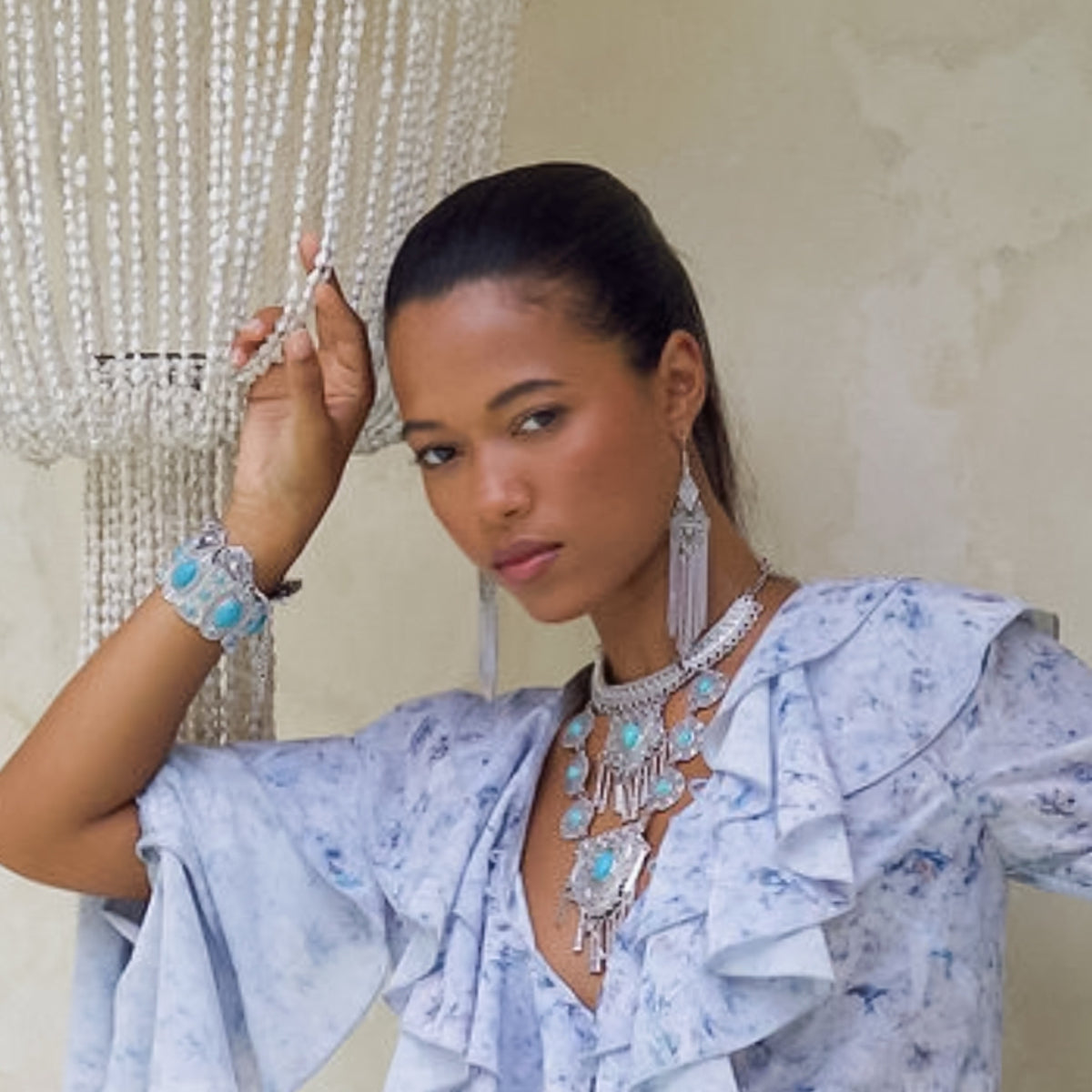 Ara Boho Statement Necklace