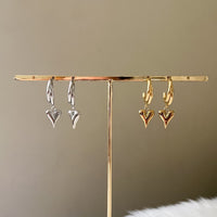 Lovely Heart Drop Earrings - LAST CHANCE!