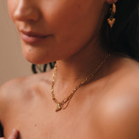 Lovely Heart Drop Earrings - LAST CHANCE!