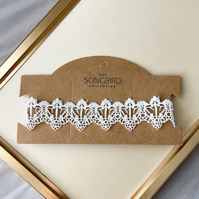  Lace Choker - black white - The Songbird Collection