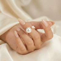 Arista Open Pearl Ring