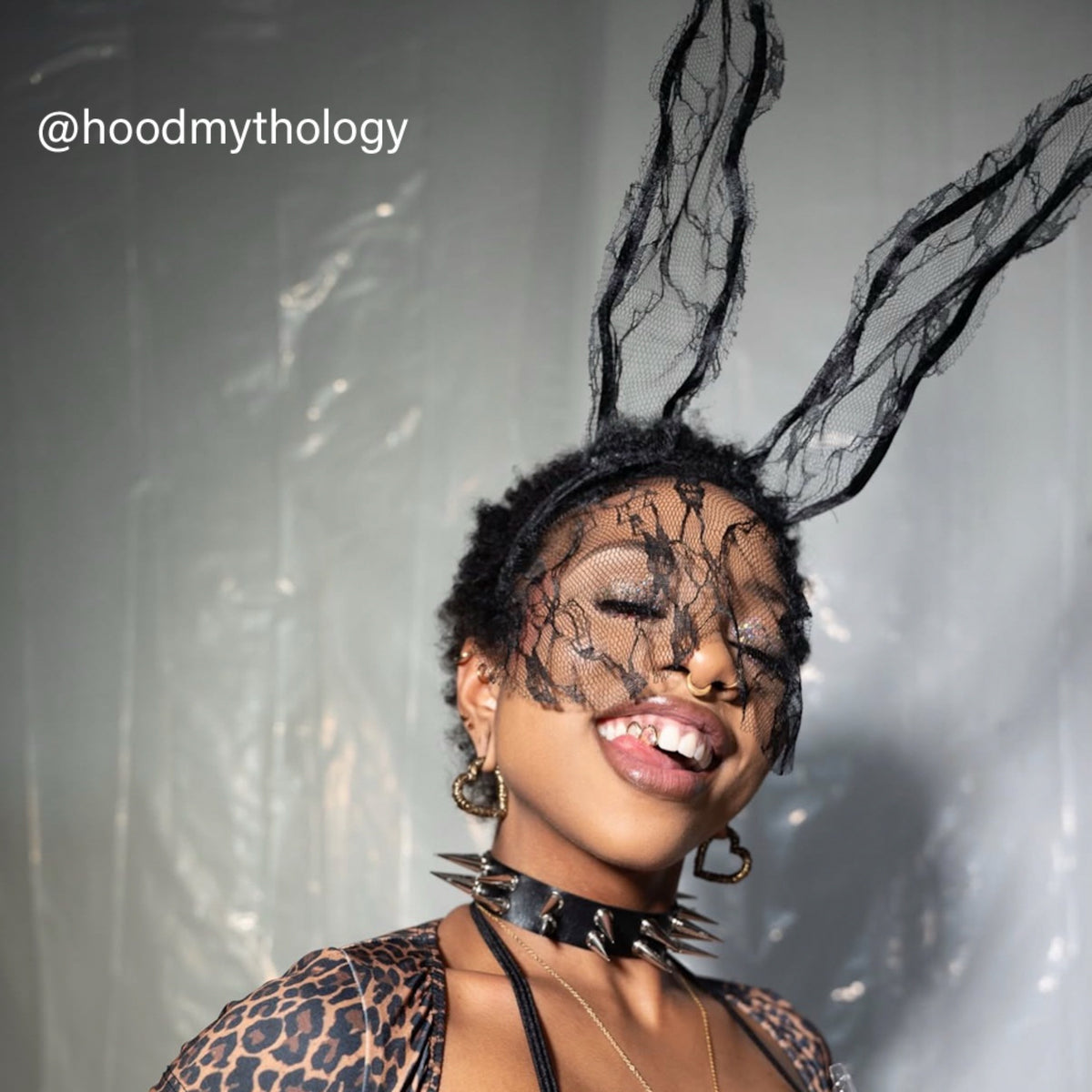 🐰 Black Lace Bunny Ear Headband - 4 Styles LAST CHANCE!