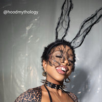 🐰 Black Lace Bunny Ear Headband - 4 Styles LAST CHANCE!