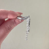 Cascading Chains Ear Cuff