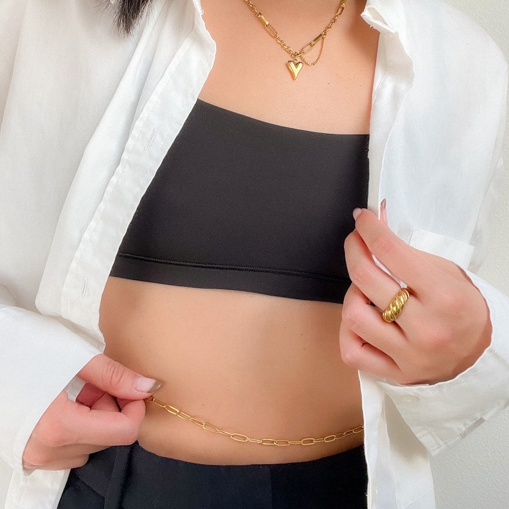 Paper Clip Belly Chain