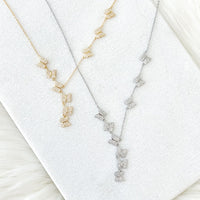 Cascading butterflies necklace - The Songbird Collection