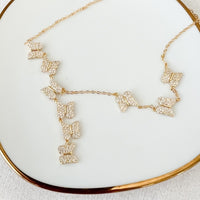 Cascading butterflies necklace - The Songbird Collection
