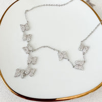 Cascading butterflies necklace - The Songbird Collection