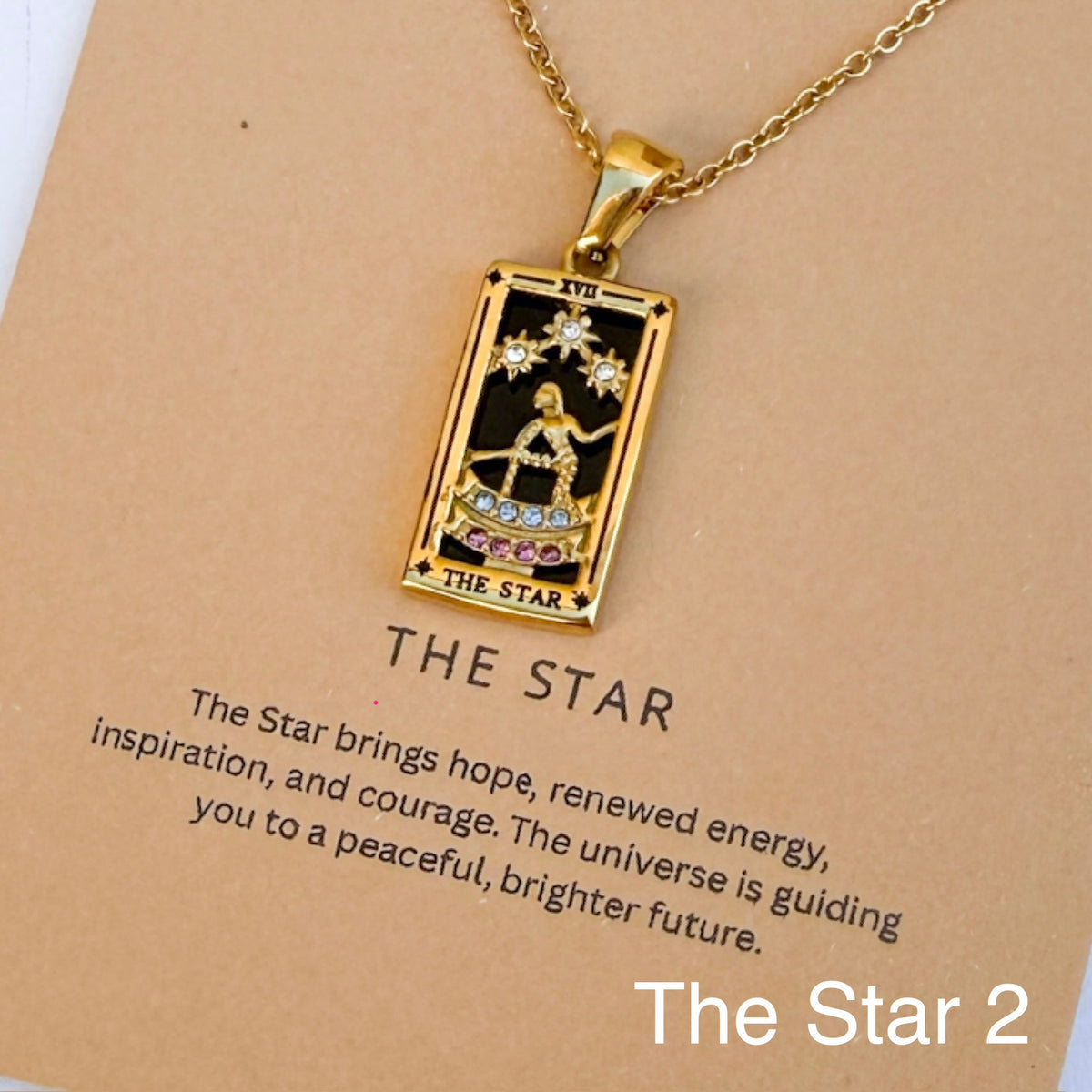 Celestial Manifestation Tarot Necklace - 10+ Designs