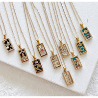 positive affirmation manifestation necklace stainless steel gold plating thesongbirdcollection.com