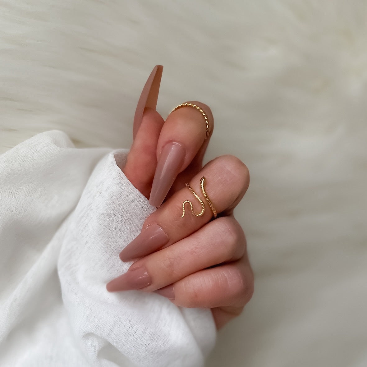 Coiled Serpent Ring