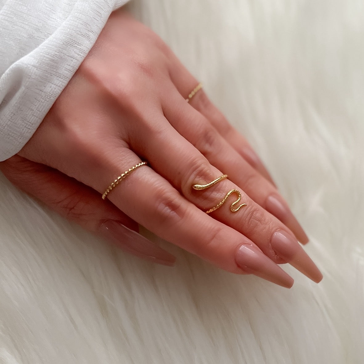 Coiled Serpent Ring