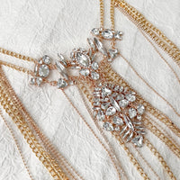 Crystal Chandelier Shoulder Chains - LAST CHANCE, FINAL SALE!