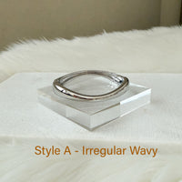 Chrome Wave Cuffs - 3 Styles