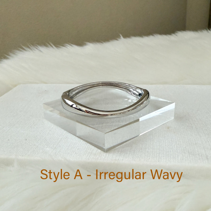 Chrome Wave Cuffs - 3 Styles
