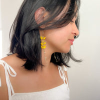 Angelica Flower Drop Earrings - 4 Colors LAST CHANCE!