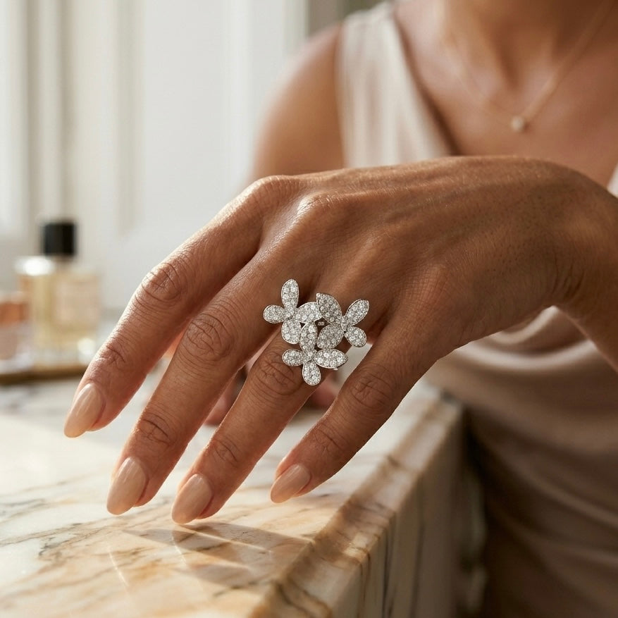 Mariposa Pave Statement Ring