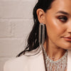Rana Rhinestone Duster Earrings