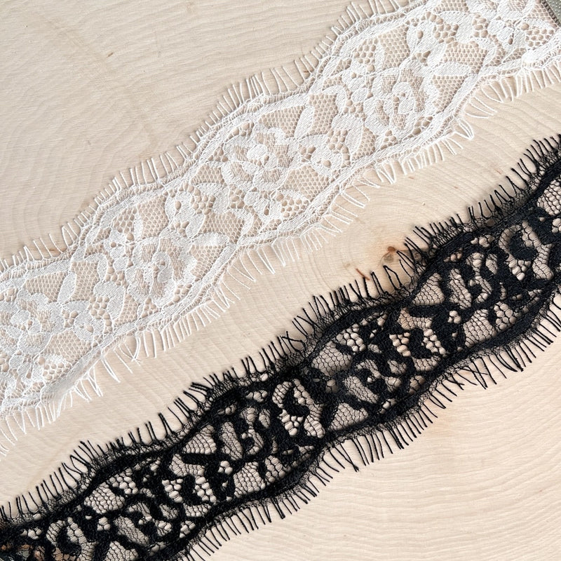 Naughty or Nice Lace Choker - White or Black