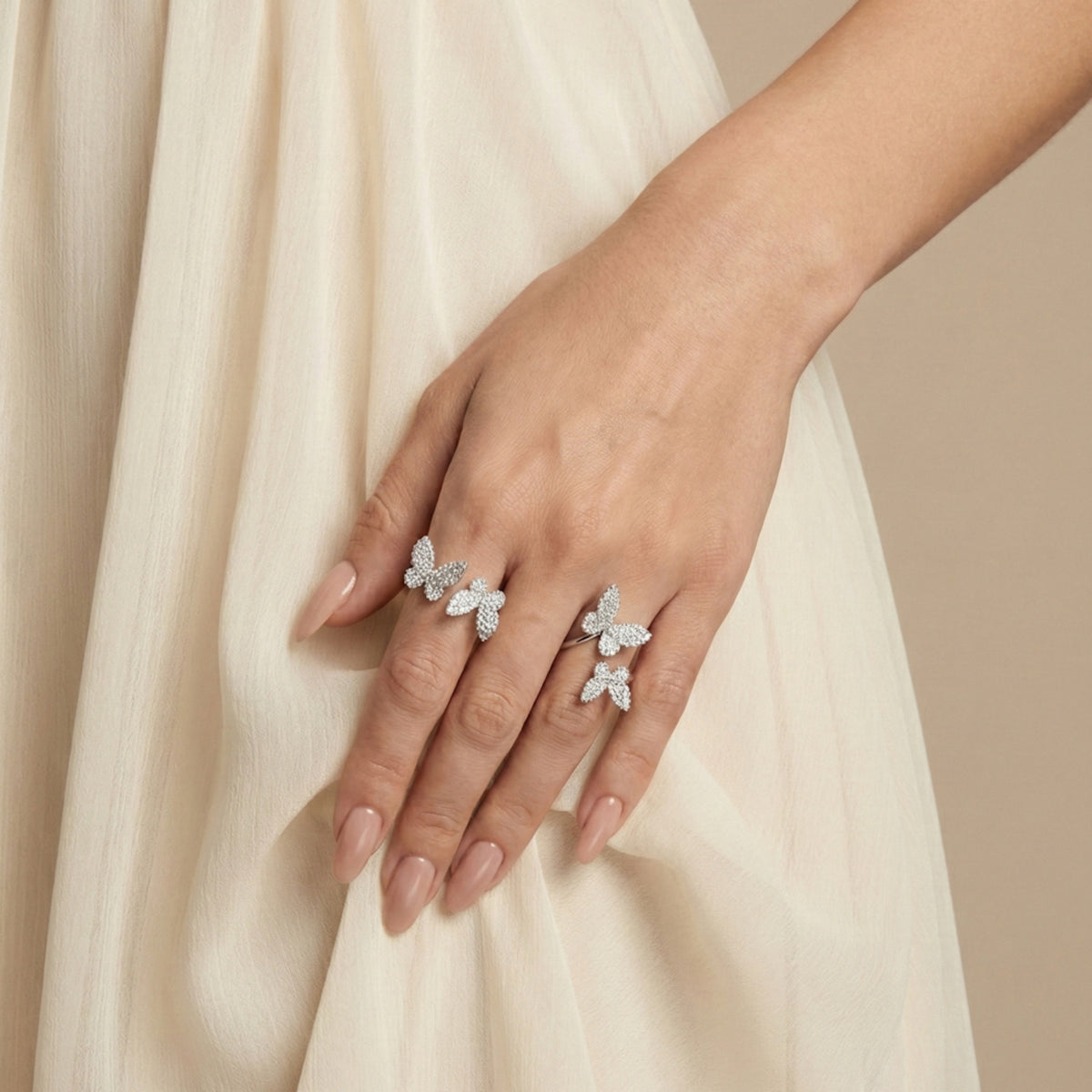 Papillon Butterflies Ring